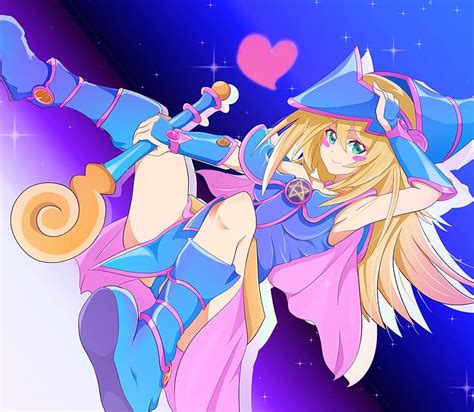 Hd Wallpaper Anime Anime Girls Yu Gi Oh Trading Card Games Dark Magician Girl Wallpaper