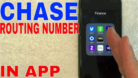 How To Find Routing Number On Chase App Youtube