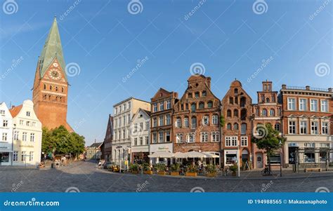 Downtown Lunenburg With The Historic City Square And Church Editorial