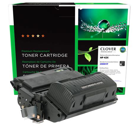 HP Q5942X Remanufactured Black Laser Cartridge Clover Imaging Group USA