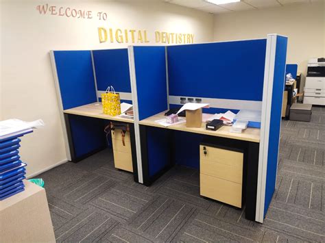 Best Office Workstation Table Cluster Of 2 Seater Desa Sri Hartamas