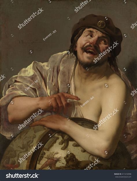 Democritus By Hendrick Ter Brugghen 1628 Stock Illustration 411416998