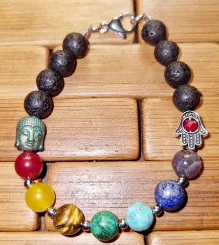 Pulsera Los Chakras Y Sus Mantras Piedras Importadas En Venta En