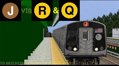 OpenBVE Special J Train To Brighton Beach Via Jamaica Brighton Local