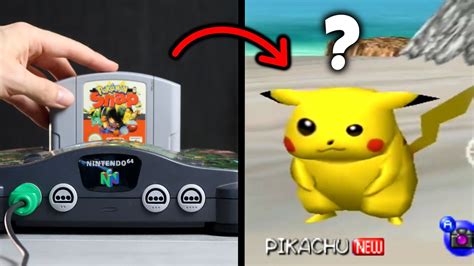 el POKÉMON SNAP viejo así era para NINTENDO 64 YouTube