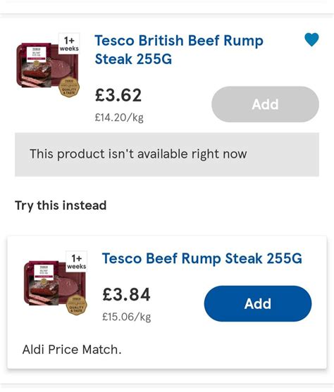 Aldi Price Match R Tesco