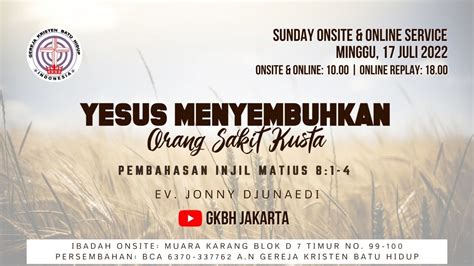 YESUS MENYEMBUHKAN ORANG SAKIT KUSTA YouTube