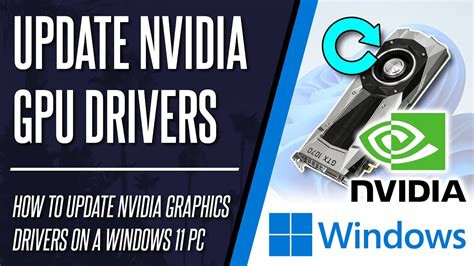 How To Update Nvidia Graphics Card Drivers On Windows Pc Youtube