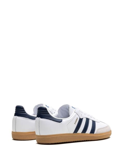 Adidas Samba Og Cloud White Night Indigo Gum Sneakers White Farfetch