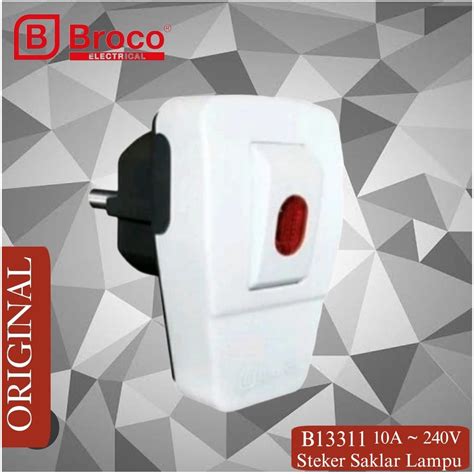 Jual Broco Steker Saklar Lampu On Off Colokan Broco Steker