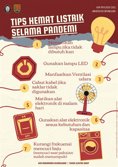 Cegah Pembengkakan Tagihan Mahasiswa Kkn Undip Beri Tips Hemat Listrik