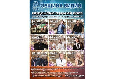 Започна традиционният видински панаир - Zonanews.bg