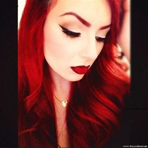 Brightredhair Red Eyebrows How To Color Eyebrows Bright Red Hair