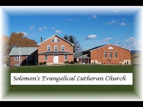 Solomons Lutheran Church Chambersburg Pa Youtube