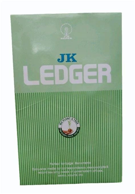 White Gsm Jk Ledger Fs Paper Sheets Per Pack At Ream In