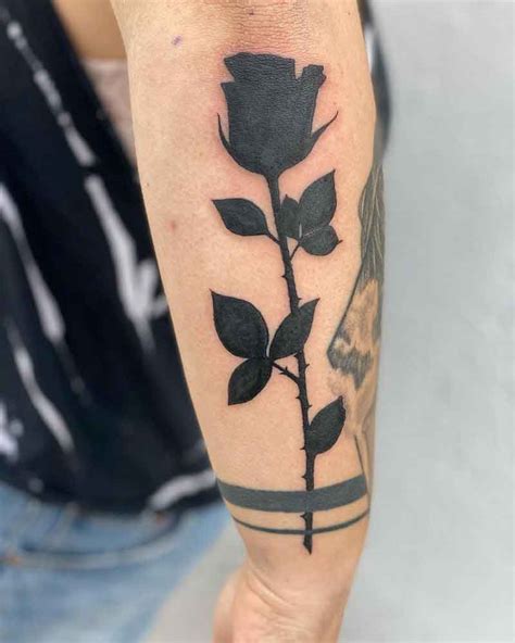 Discover More Than 79 Blackout Rose Tattoo Latest Incdgdbentre