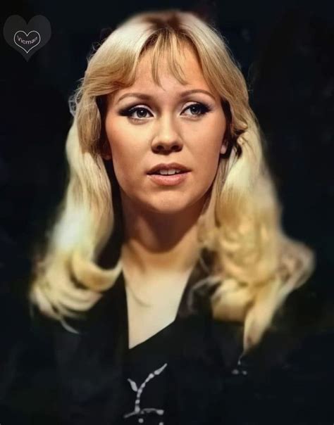 Blonde Singer Agnetha Faltskog ABBA