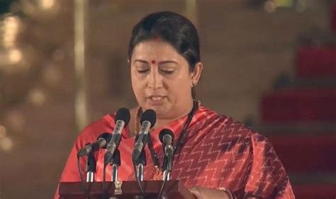 Smriti Irani Appointed as Women And Child Development Minister