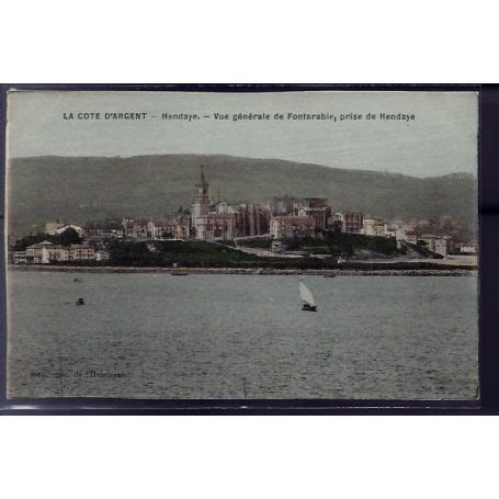 Carte Postale Hendaye Vue Generale De Fontarabie Prise De