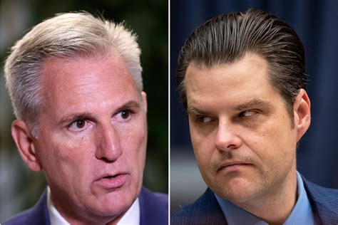 Matt Gaetz S Battle With Kevin McCarthy Keeps Escalating Newsweek