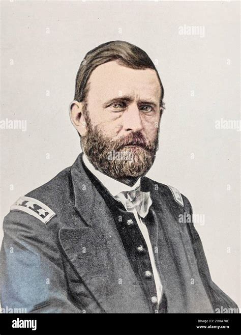 Vintage Portrait Photo Of Ulysses S Grant Hi Res Stock Photography And