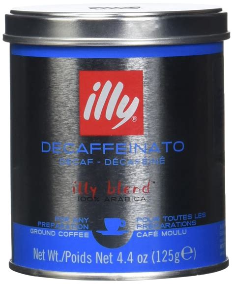 Illy Decaffeinated Ground Coffee 125g Grocery And Gourmet Foods