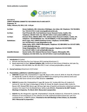 Fillable Online Cibmtr Donor Health And Safety All Attachments