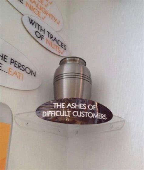 Cremated customers may contain traces of nuts : r/funny