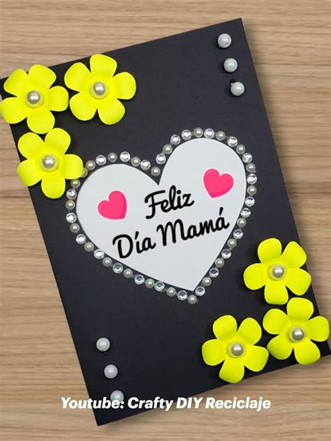 HERMOSA TARJETA para el día de la madre Tarjetas artesanales