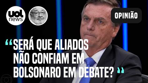 Bolsonaro em debate da Band Impressão é que aliados não confiam muito