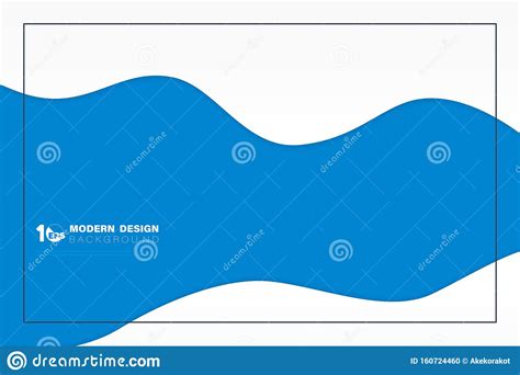 Abstract Blue And White Paper Cut Of Minimal Design Background