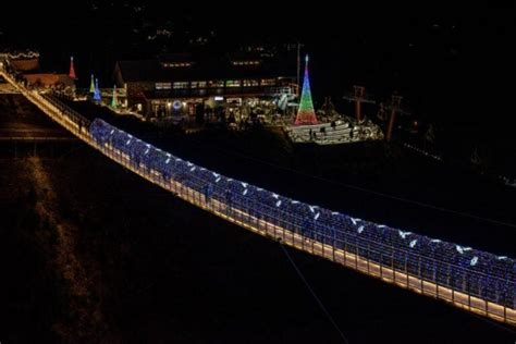 Magic Of Winter At Lights Over Gatlinburg At Skybridge Explore Tennessee