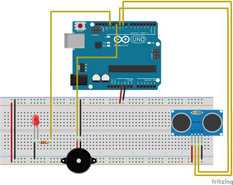 Arduino Uno Alarma Con Sensor Ultras Nico Hc Sr