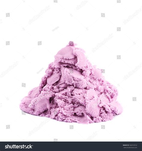 Pile Kinetic Sand Isolated Over White Stock Photo 566918722 Shutterstock