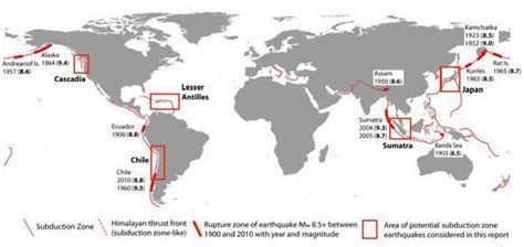 Top 5 Mega Earthquake Hotspots Analysis Strategic Risk Global