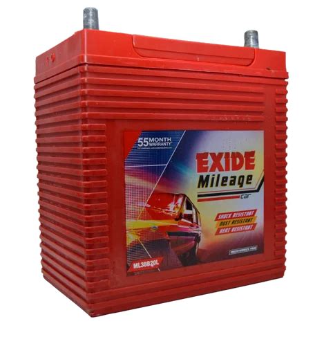 Capacity 50 Ah Exide Mileage MLDIN50 Car Battery At Rs 6000 In Ghaziabad