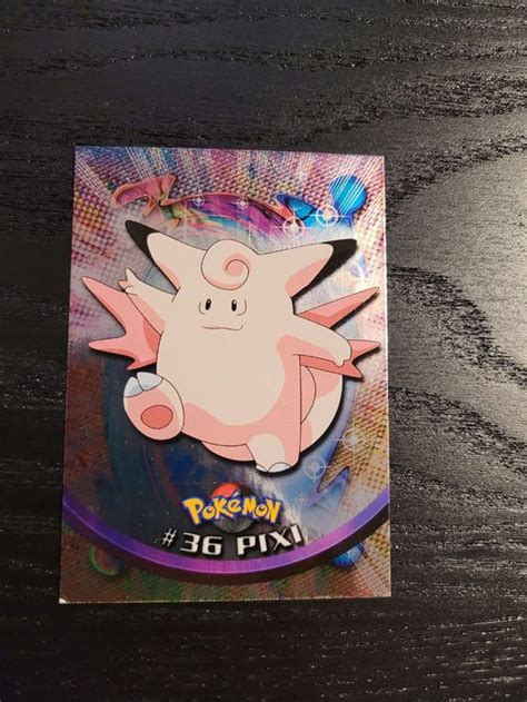 Pokemon Topps TV Animation Serie Pixi 36 Rainbow Holo Foil Kaufen