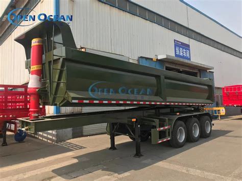 Customized Axle Heavy Duty Cbm U Type U Shape Tipper