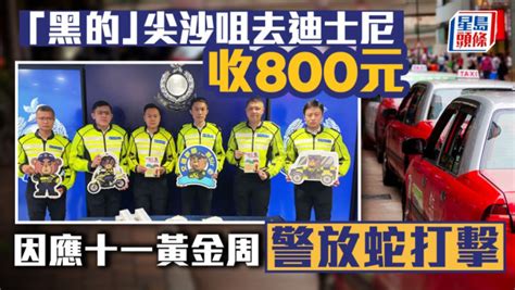 打擊黑的｜警打擊「黑的」及白牌車拘10男女 的士司機尖沙咀去迪士尼收800元被捕 星島日報