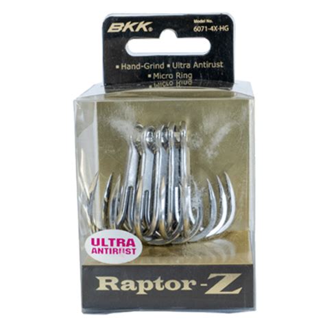 Bkk Raptor Z Treble Hooks Sailors Supplies