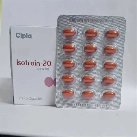 Finished Product Isotretinoin Capsules 20mg Packaging Type Box At Rs