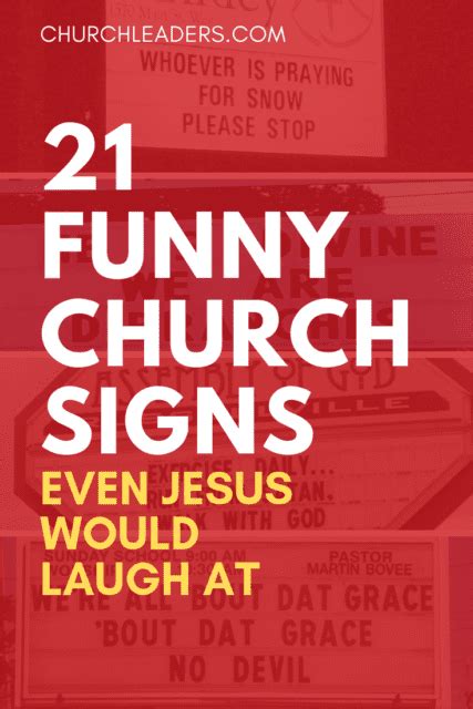 21 Funny Church Signs Even Jesus Would Laugh At