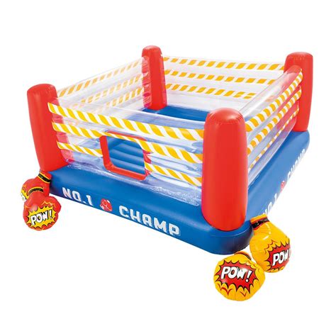 Mega Pula Pula Ringue De Boxe Infantil Inflável Intex Jump o lene