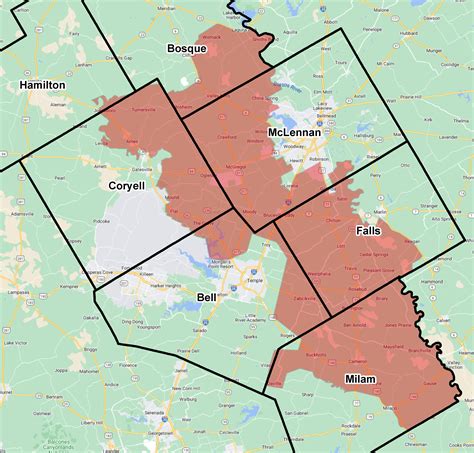 Hotec Service Territory Heart Of Texas Electric Cooperative