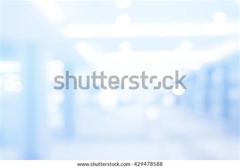 White Blue Blur Abstract Building Background Stock Photo 429478588