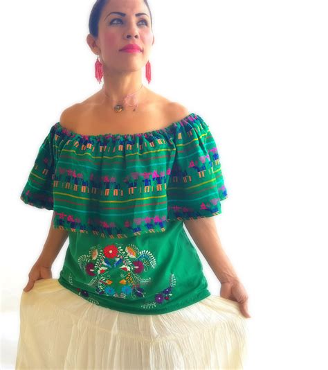 Blusa Bordada Mexicana Artesanum