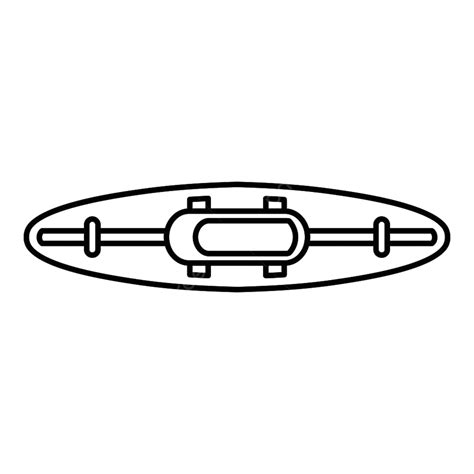 Canoeing Vector Hd Images, Canoe Icon Outline Vector Thin, Race, Thin ...