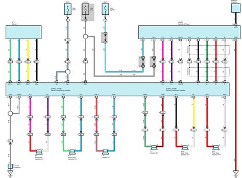 Toyota Matrix Audio Amplifer Circuit