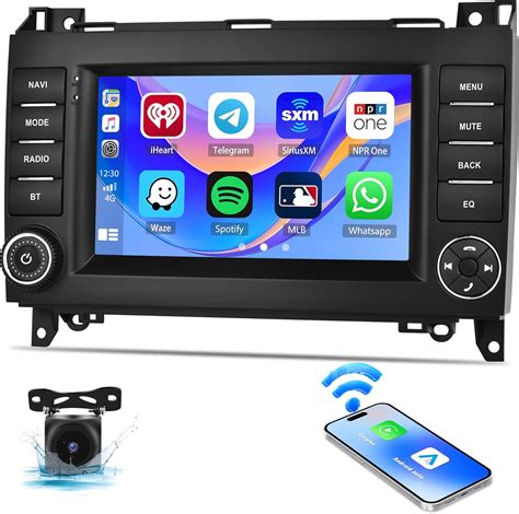 CAMECHO Android 12 Autoradio mit Navi für Mercedes Benz W169 B200 W245