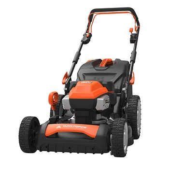 Yard Force 22 120v Self Propelled Mower Two 2 5AH 120V Batteries